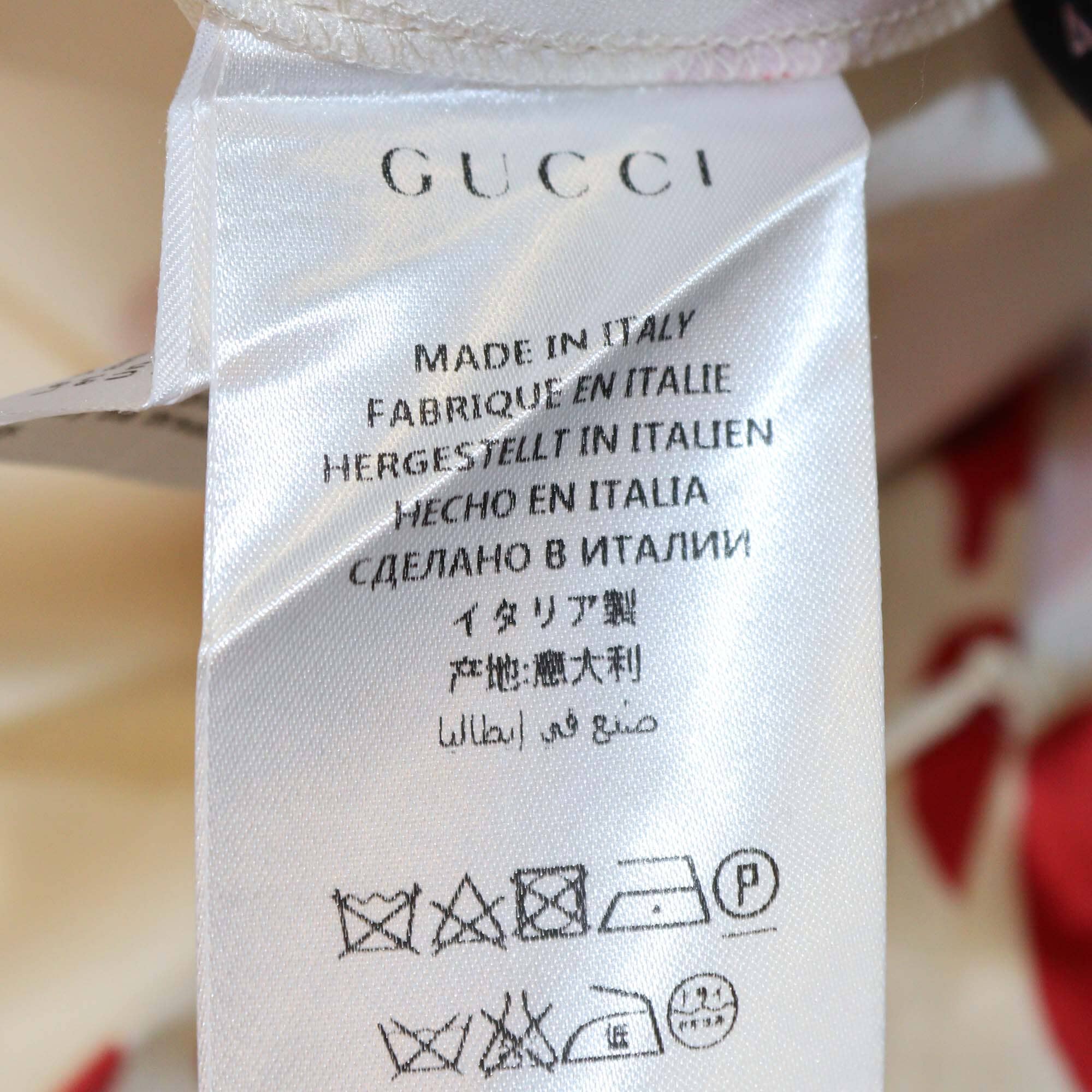 Gucci Metallic Beige Jumbo GG Silk Pleated Midi Skirt Womens Gucci 