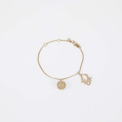 Christian Dior Gold Tone Crystal La Petite Tribale Bracelet