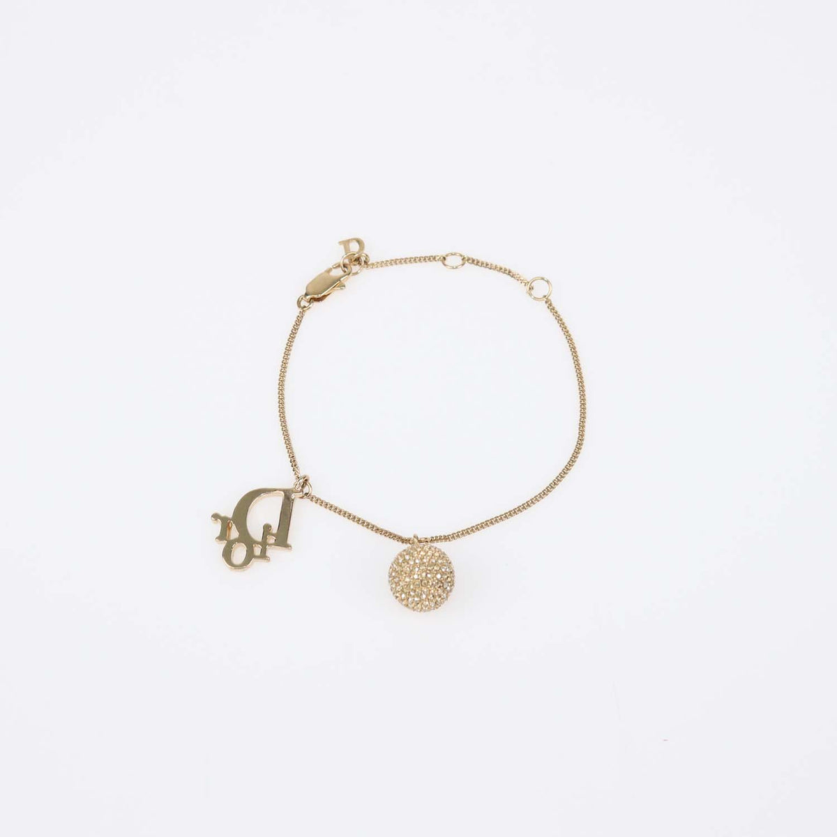 Christian Dior Gold Tone Crystal La Petite Tribale Bracelet