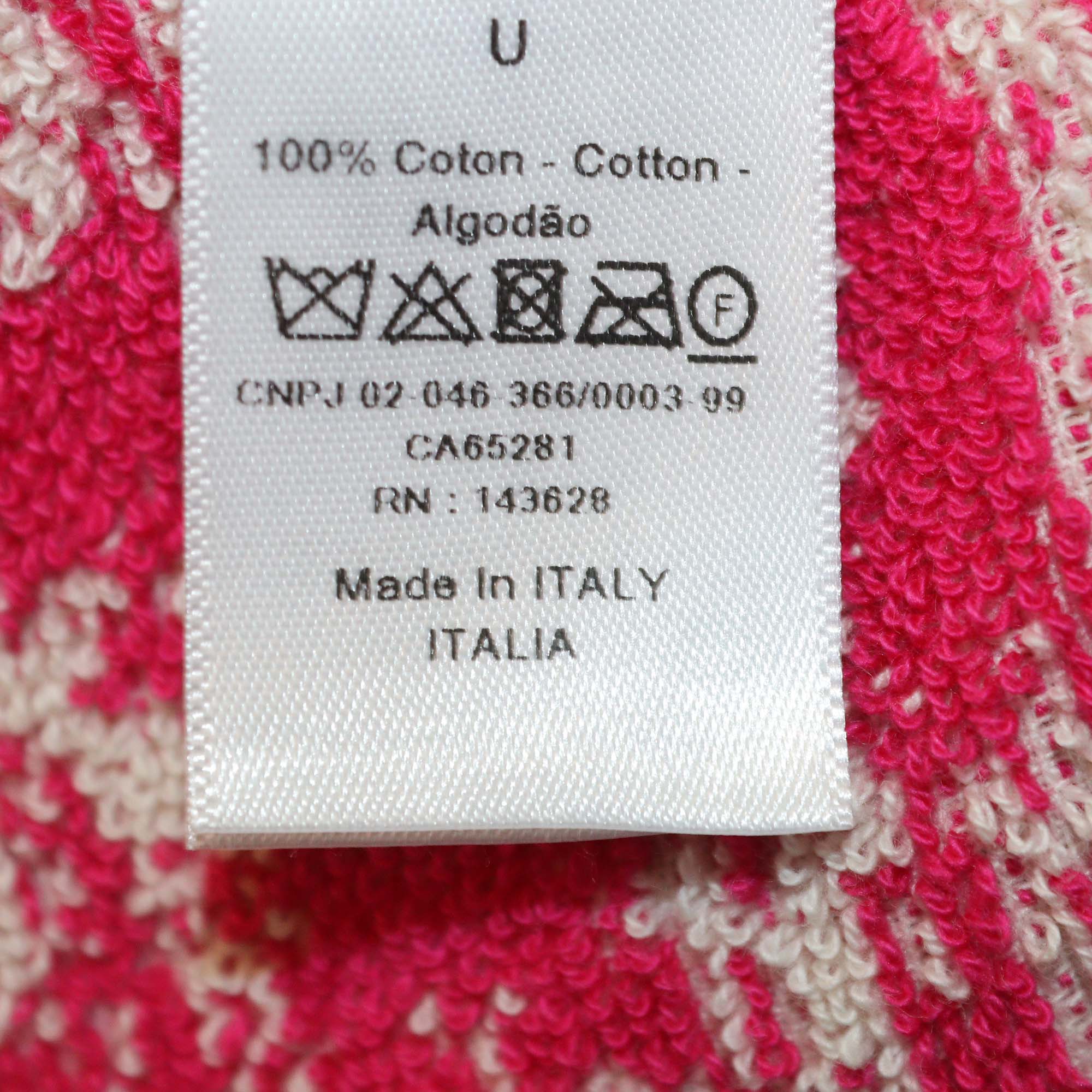 Christian Dior Toile de Jouy Terry Cloth Hooded Poncho