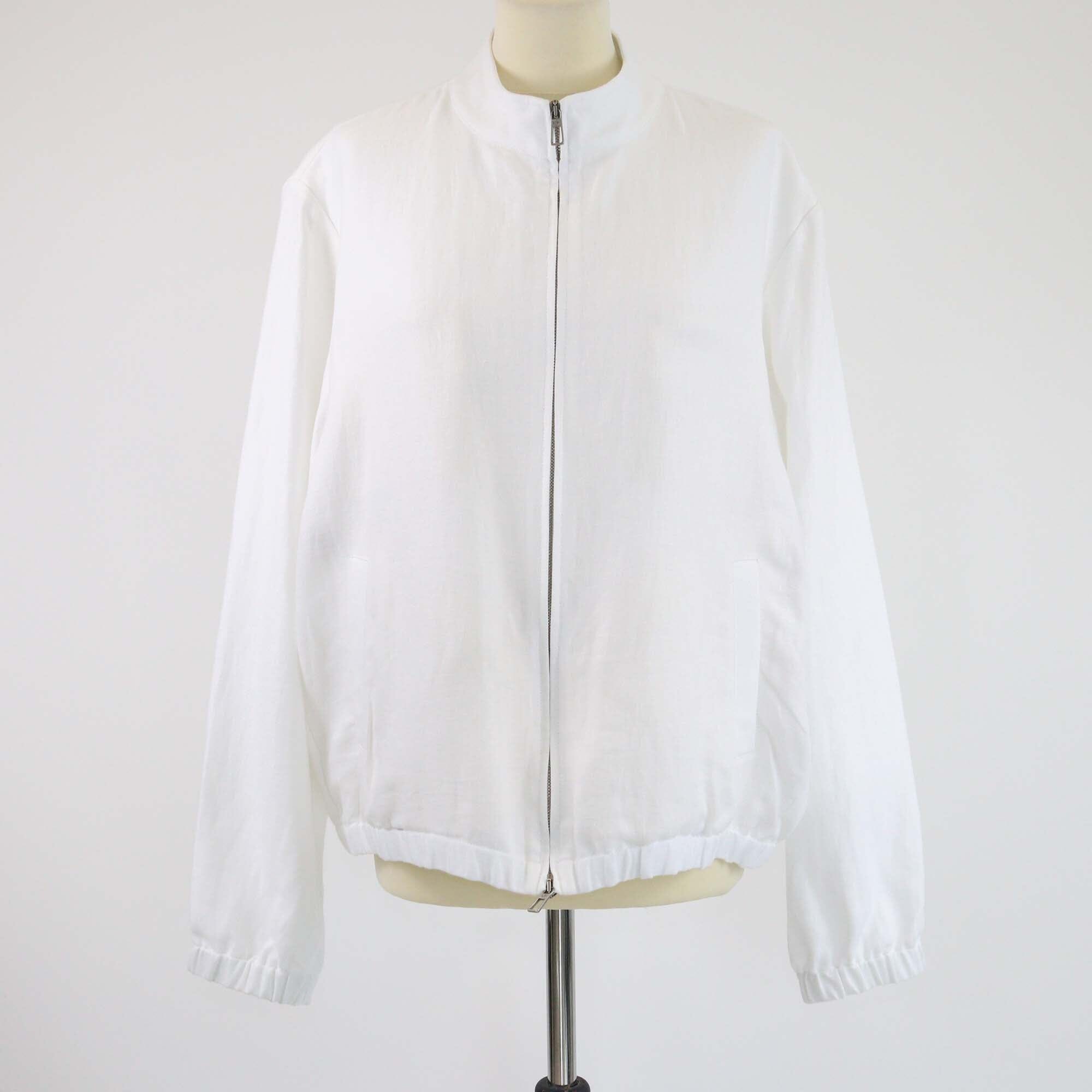 Loro Piana White Ohiraki Bomber Jacket Mens Loro Piana 