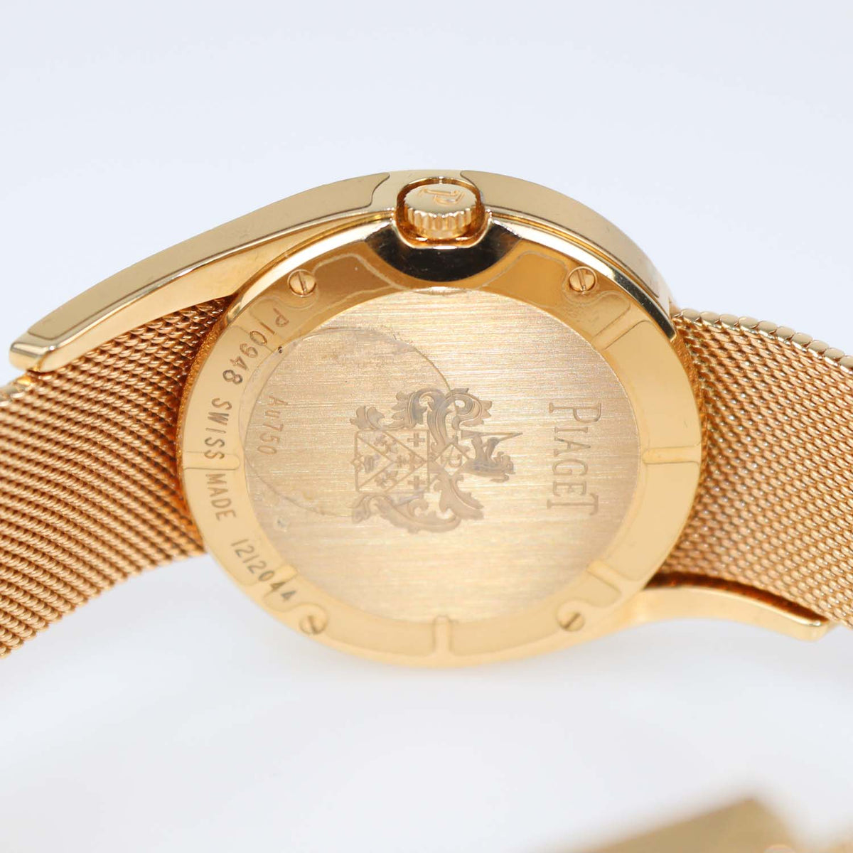 Piaget Silver Dial 18K Rose Gold Diamond Limelight Watch 32mm