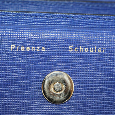 Proenza Schouler Blue Leather Mini Classic PS11 Shoulder Bag