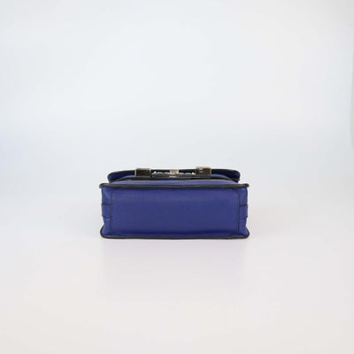 Proenza Schouler Blue Leather Mini Classic PS11 Shoulder Bag