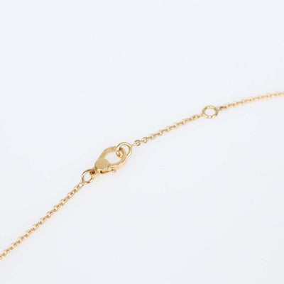Hermes 18K Rose Gold Diamond Finesse Pendant Necklace