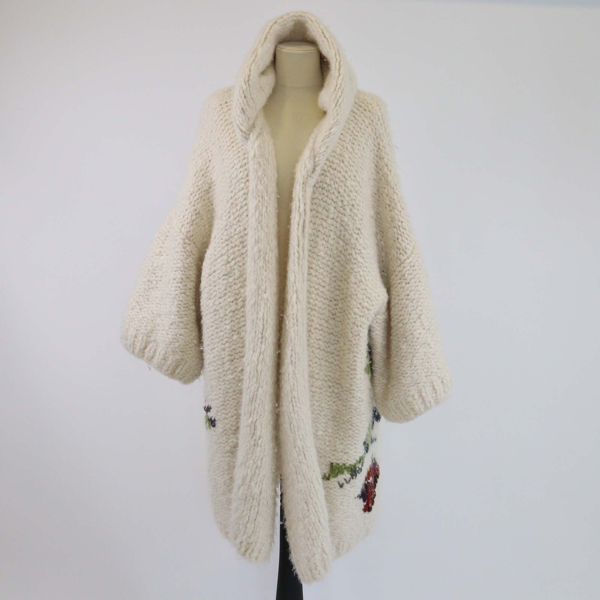 Valentino Off White Luxe Embroidered Hooded Cardigan Womens Valentino 