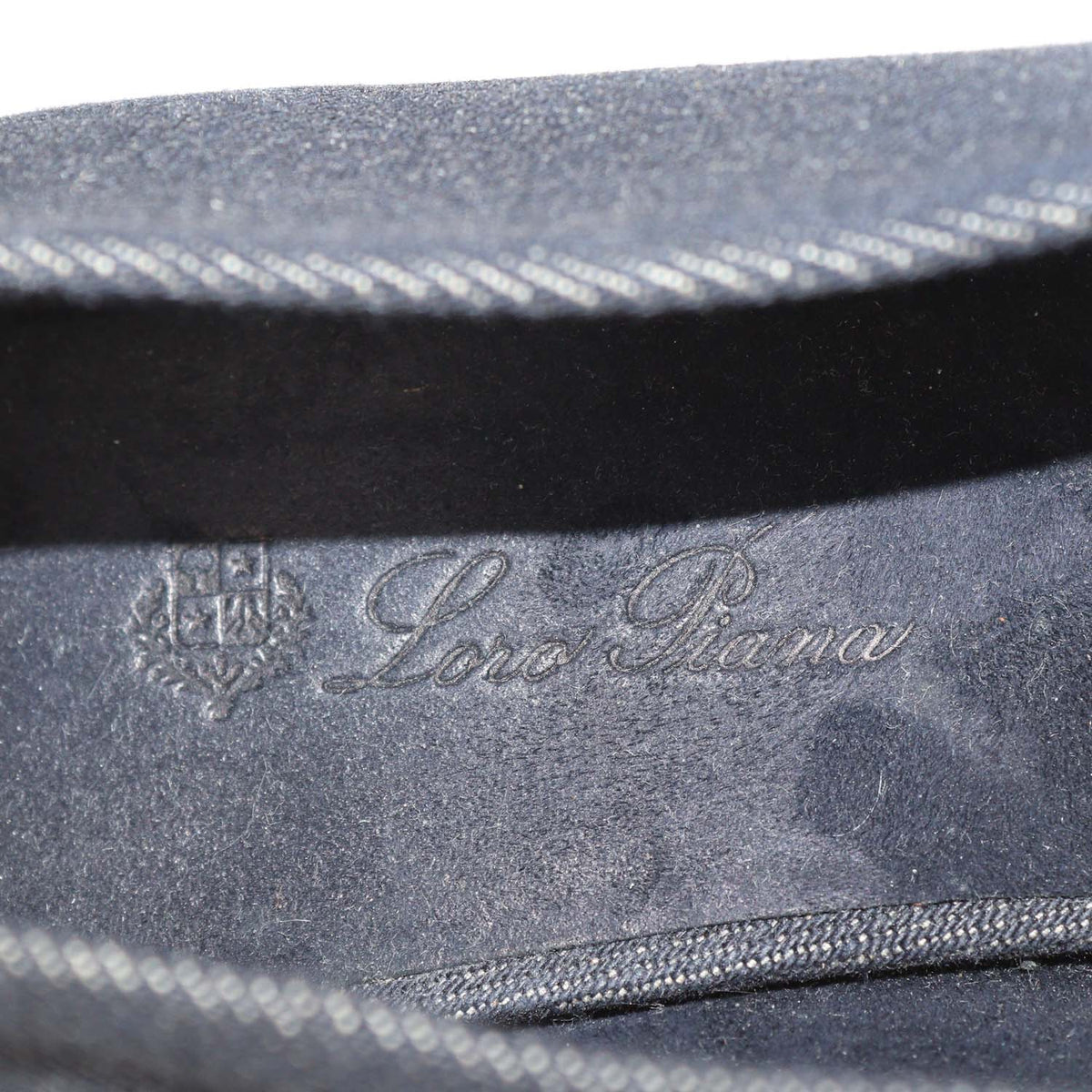 Loro Piana Two Tone Blue Denim Rebecca Cap Toe Ballet Flats