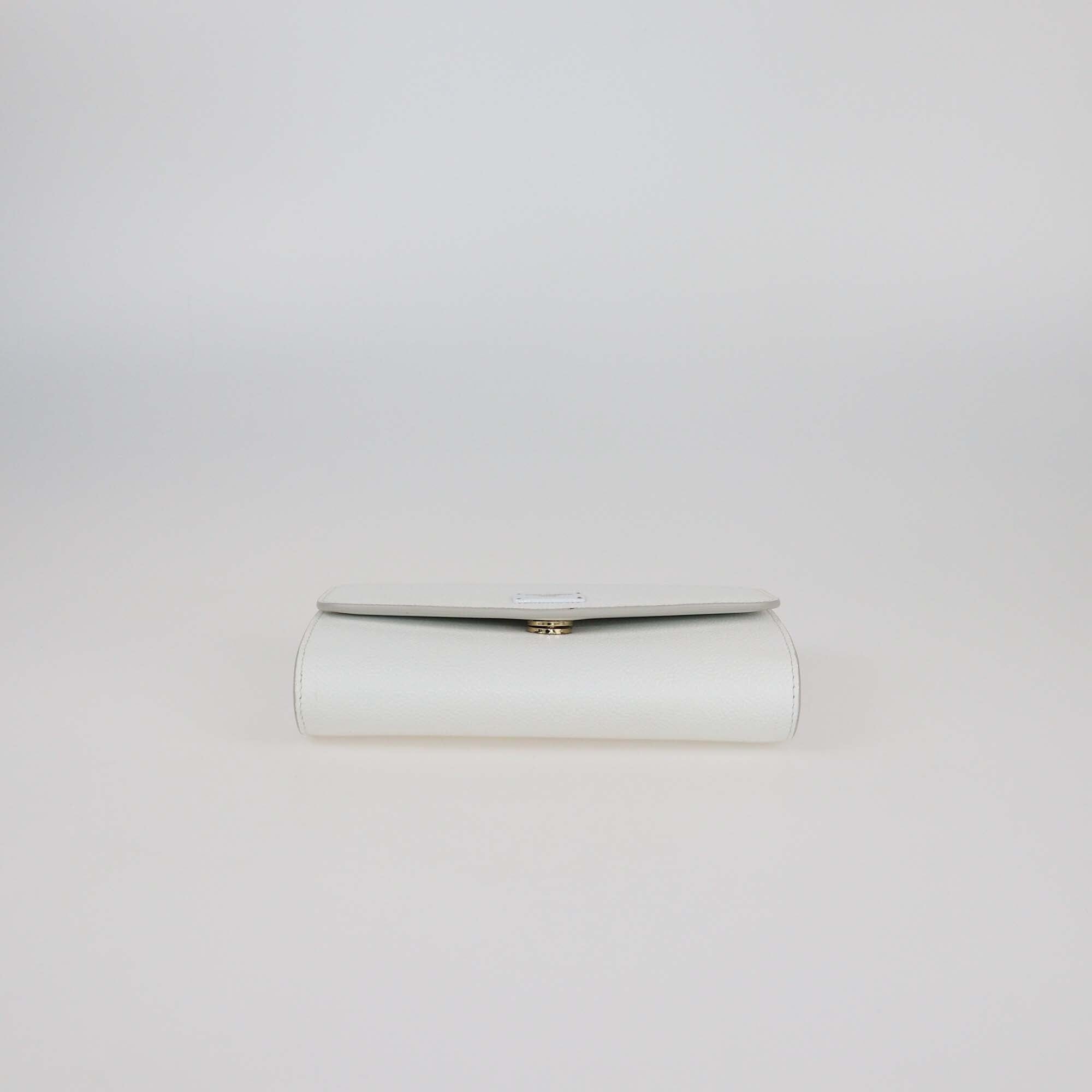Dolce & Gabbana White Leather Wallet on Chain Womens Dolce & Gabbana 