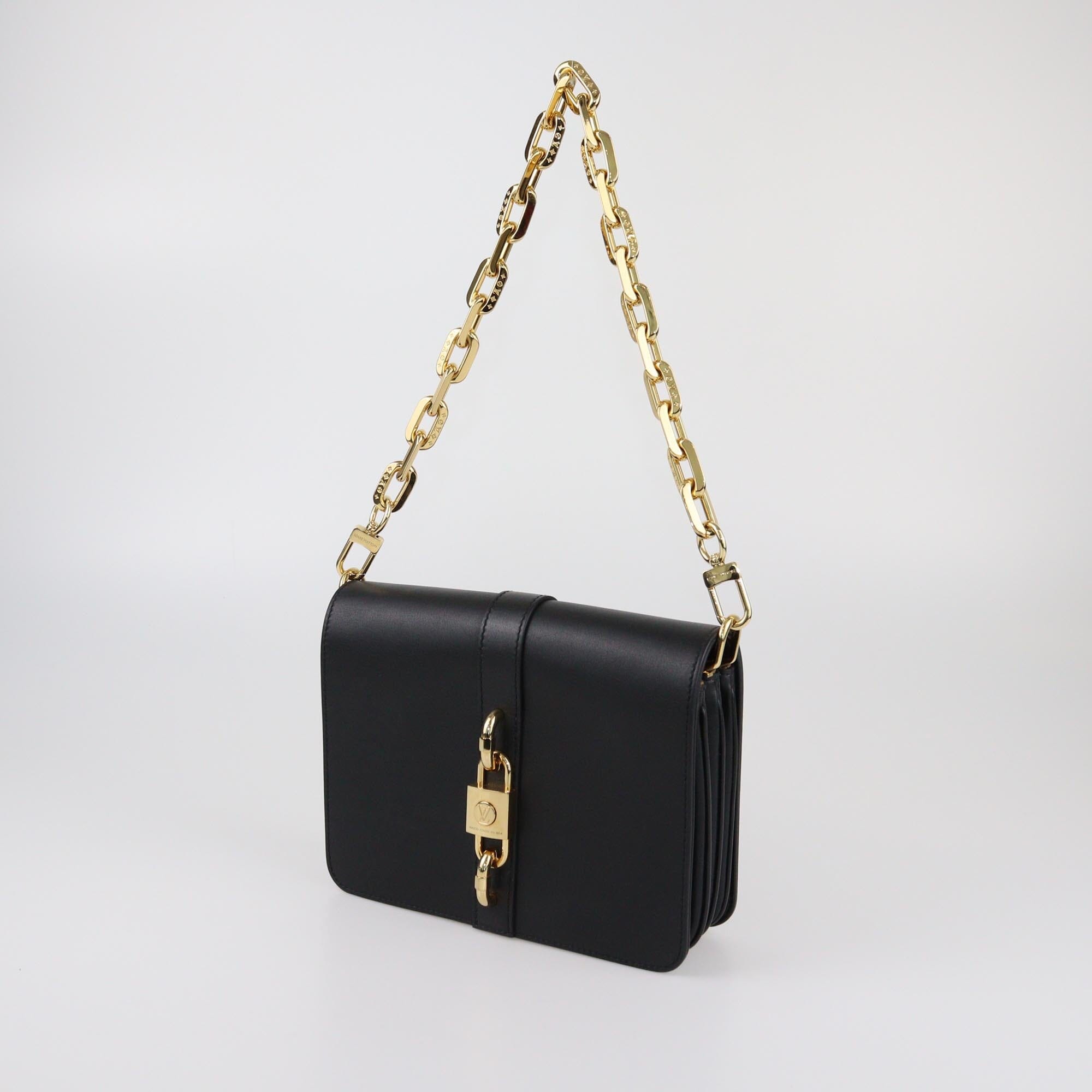 Louis Vuitton Black Rendez-Vous Bag Womens Louis Vuitton 