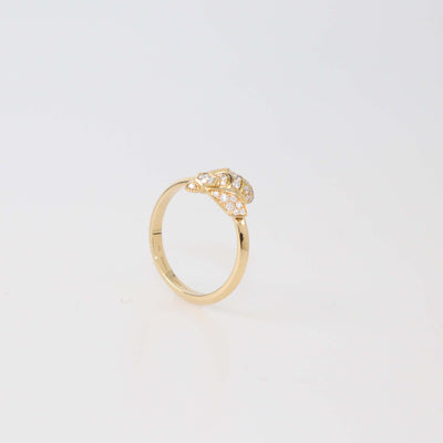 Chaumet Bee de Chaumet Diamond 18k Yellow Gold Ring Size 54
