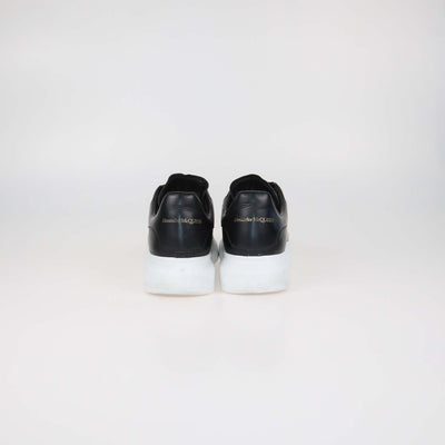 Alexander McQueen Black Leather Oversized Sneakers