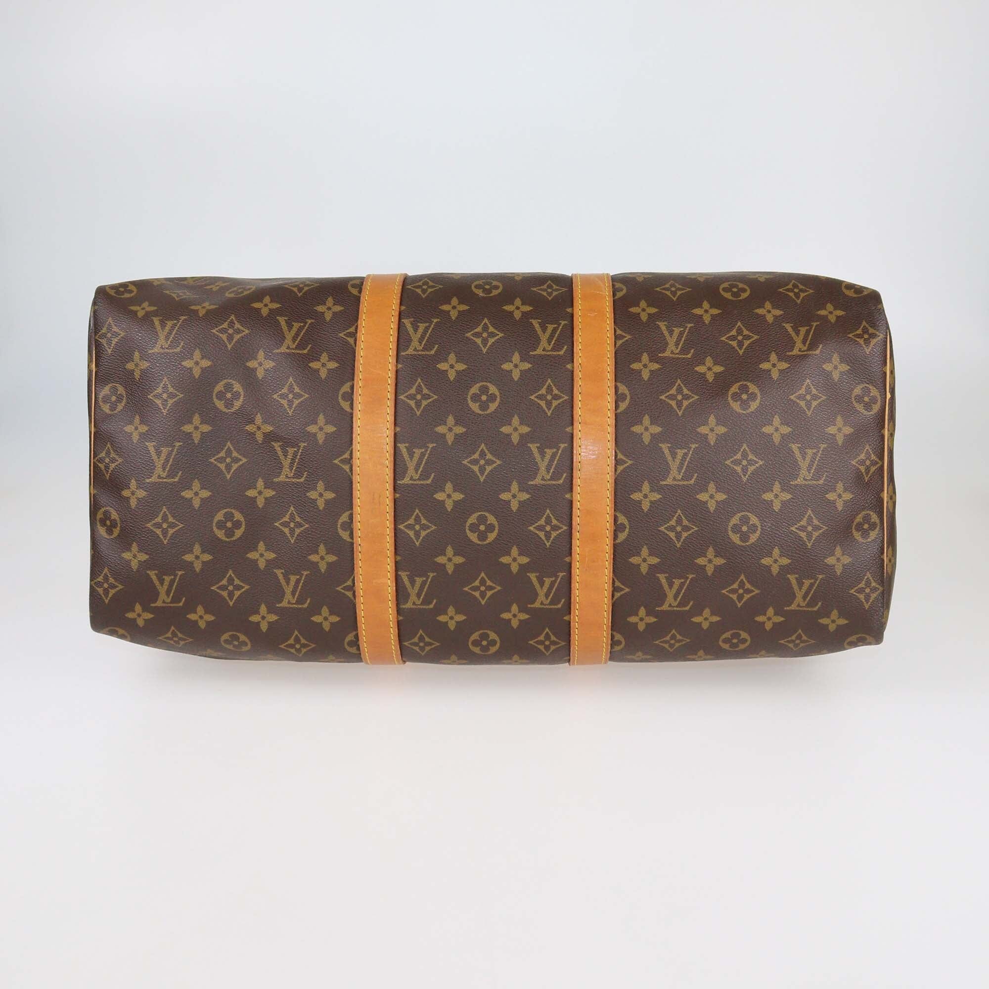 Louis Vuitton Monogram Canvas Keepall 50 bag Womens Louis Vuitton 
