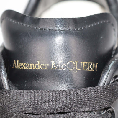 Alexander McQueen Black Leather Oversized Sneakers