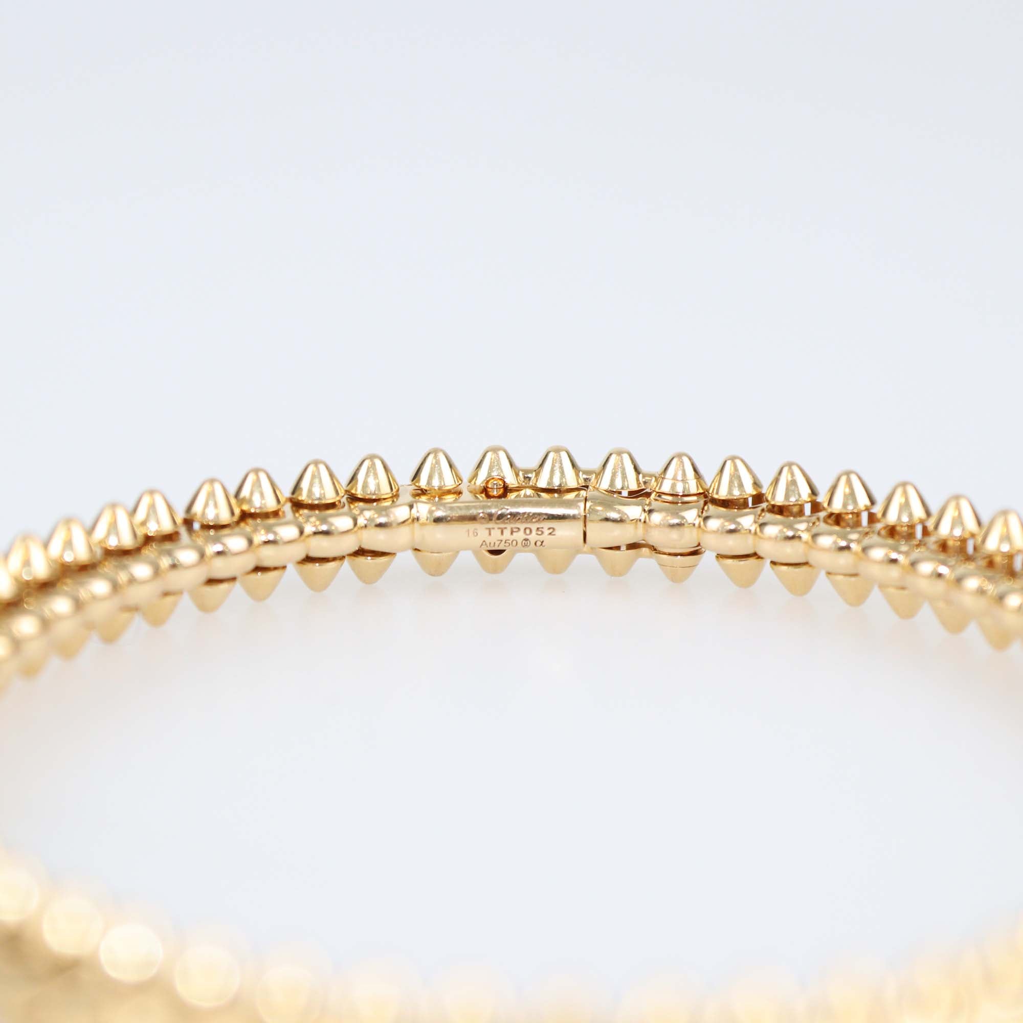 Cartier Clash de Cartier 18k Rose Gold Small Bracelet Size 16