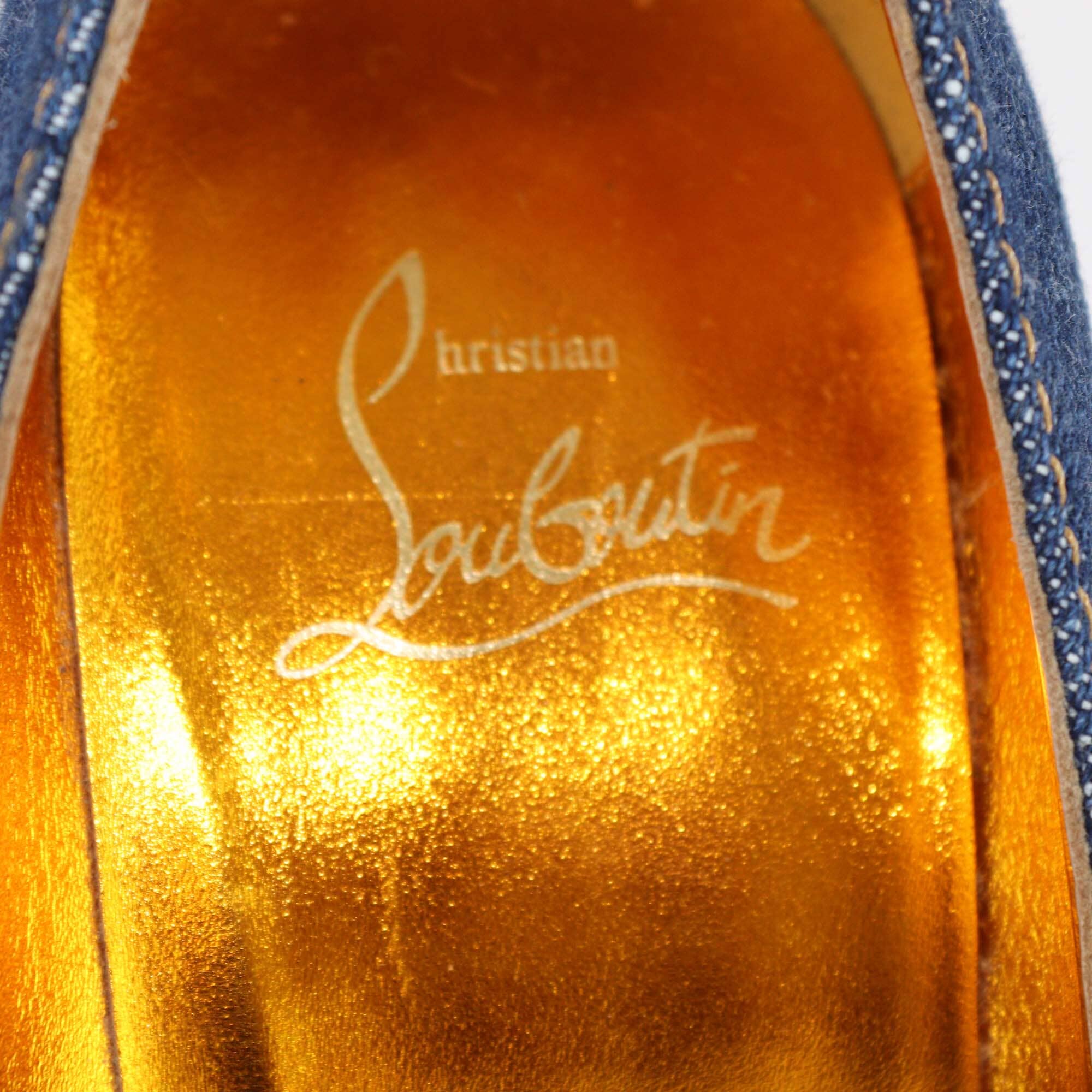 Christian Louboutin Blue Denim kate Pumps Womens Christian Louboutin 