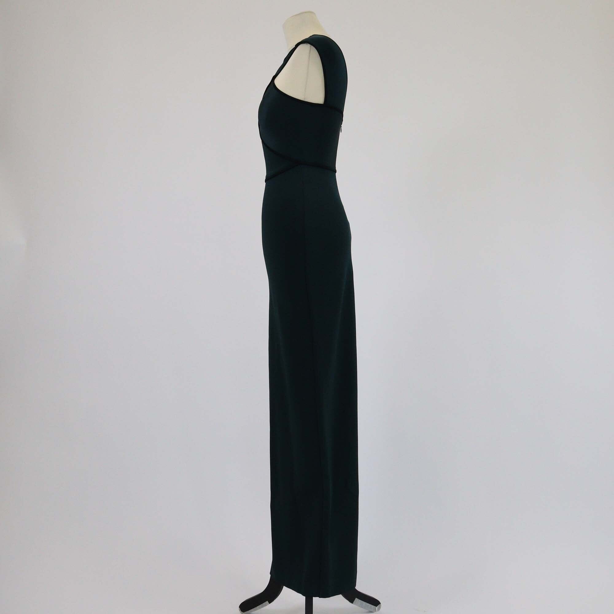 Stella McCartney Green Sleevless Long Dress Womens Stella McCartney 