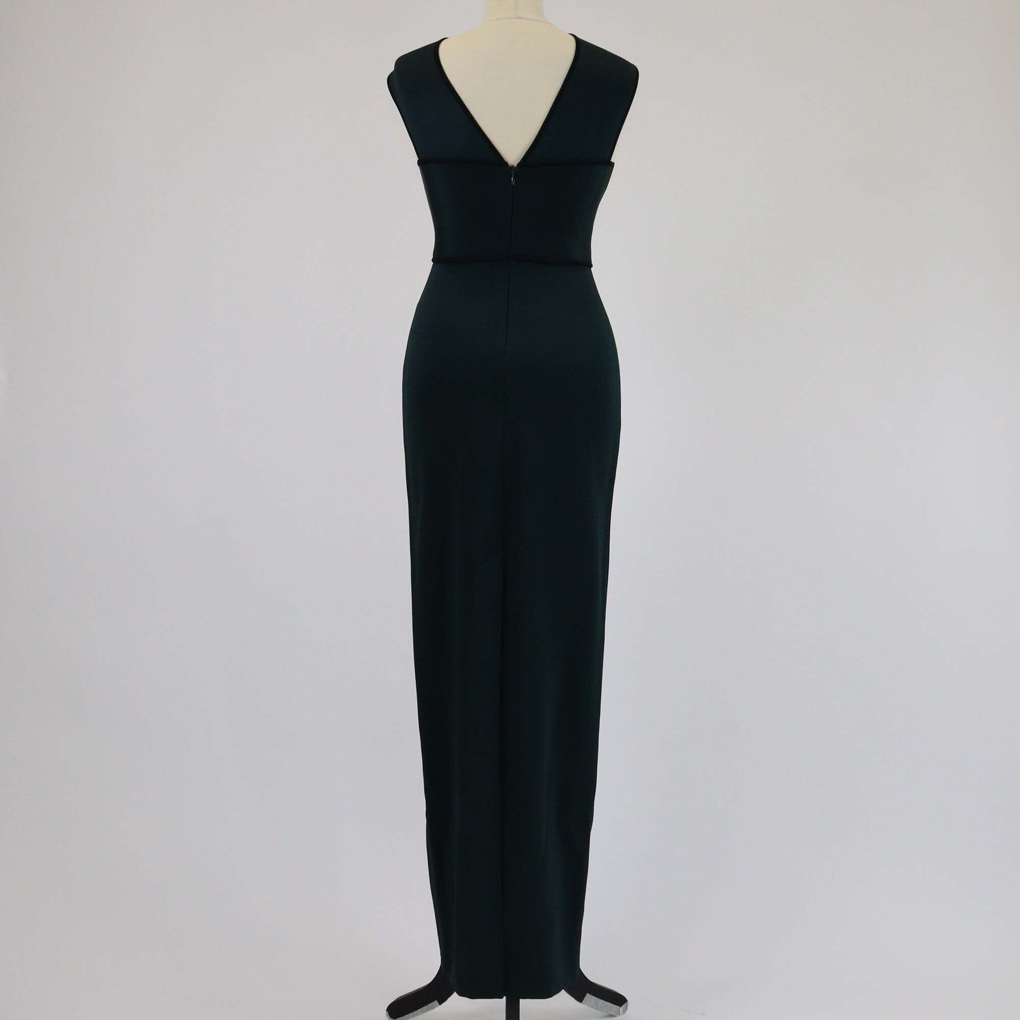 Stella McCartney Green Sleevless Long Dress Womens Stella McCartney 