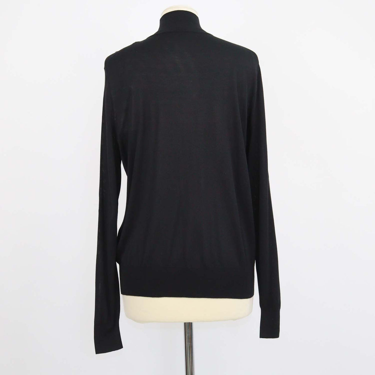 The Row Black Knitted Turtleneck Kimbo Top