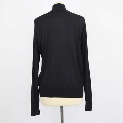 The Row Black Knitted Turtleneck Kimbo Top