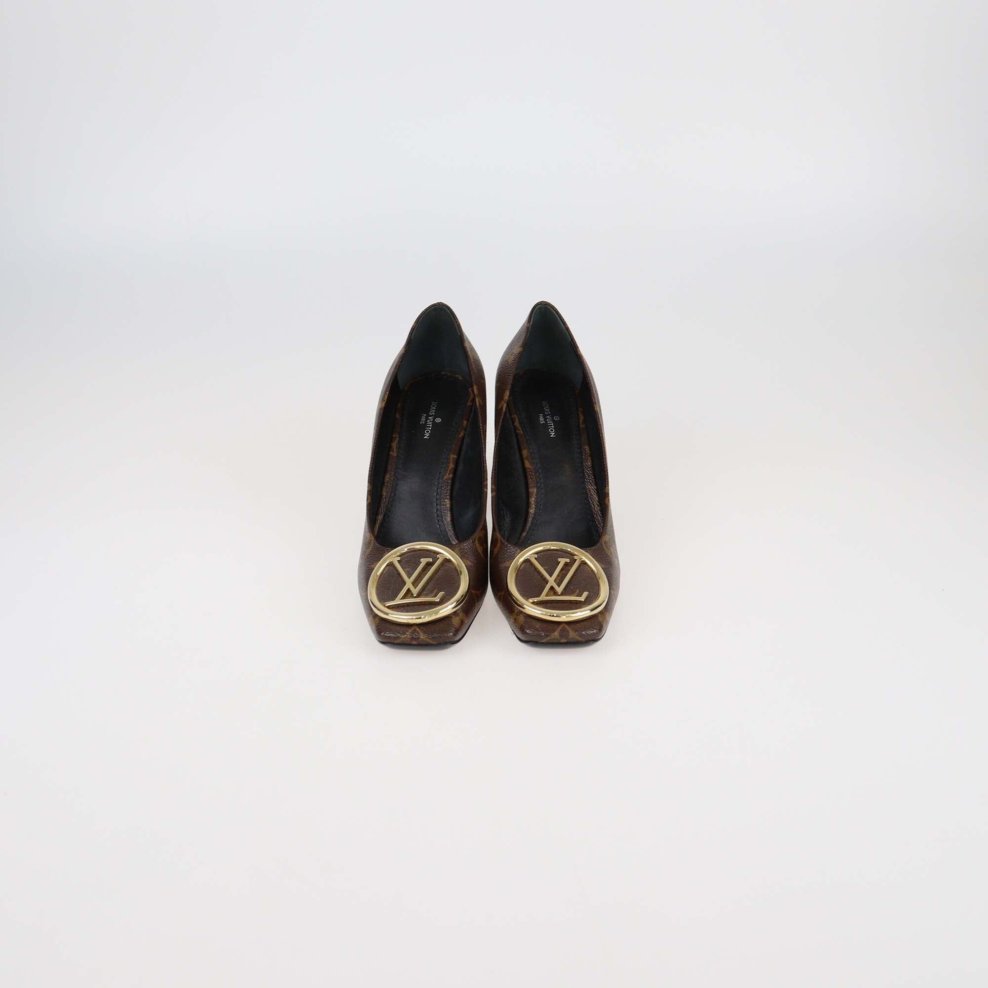 Louis Vuitton Monogram Canvas Madeleine Pumps Womens Louis Vuitton 