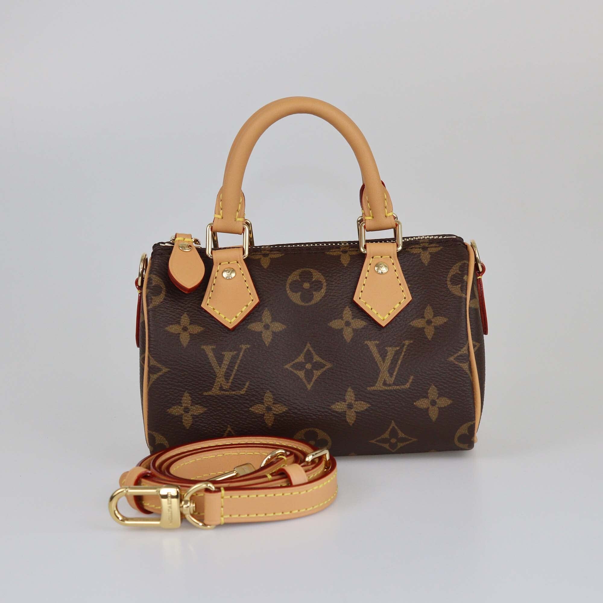 Louis Vuitton Monogram Speedy Nano Bag Womens Louis Vuitton 