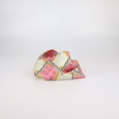 Gucci Multicolor Silk Snake Print Headband