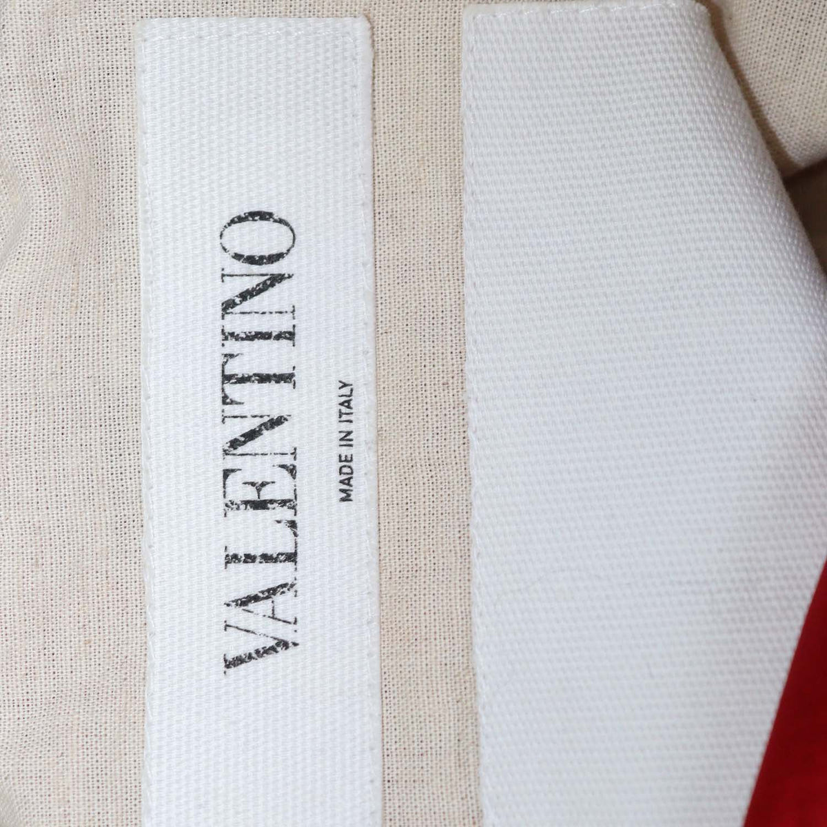 Valentino Red Blend Viscose Rockstud Zip Bomber Jacket