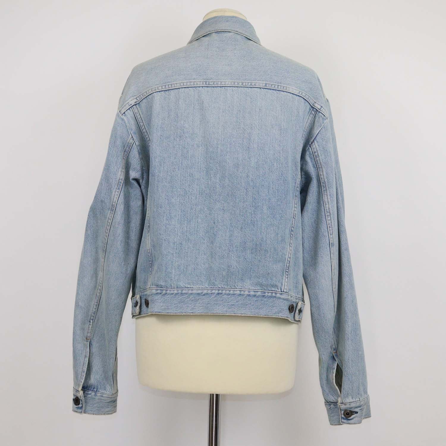 Miu Miu Washed Blue Denim Blouson Jacket