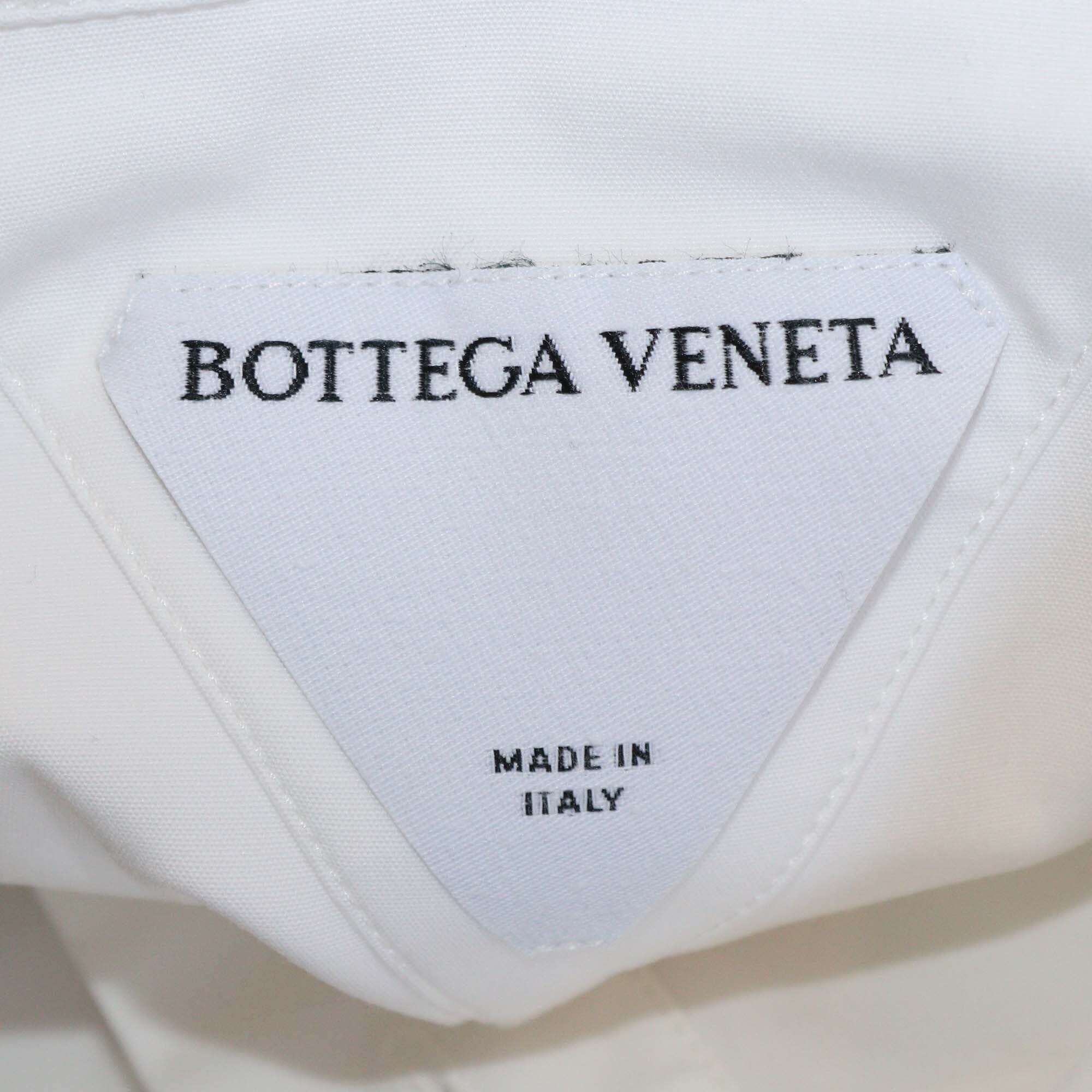 Bottega Veneta White Cotton Long Sleeve Shirt Womens Bottega Veneta 