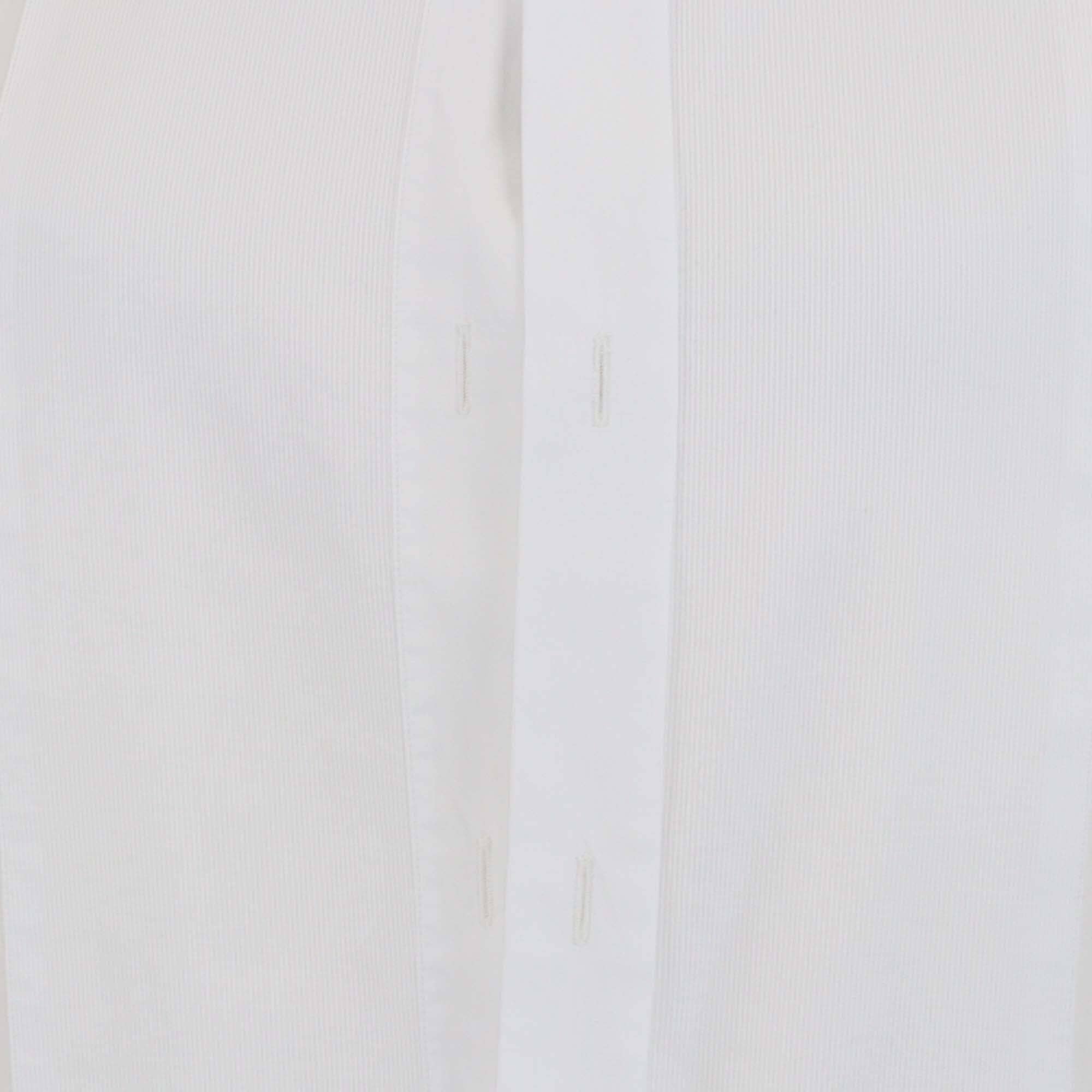 Louis Vuitton White Cotton Tuxedo Long Sleeve Shirt Womens Louis Vuitton 