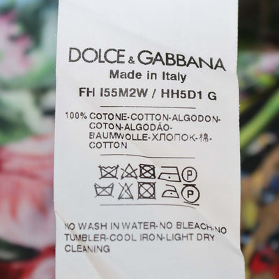 Dolce & Gabbana Multicolor Cotton Printed Portofino Jersey T-Shirt