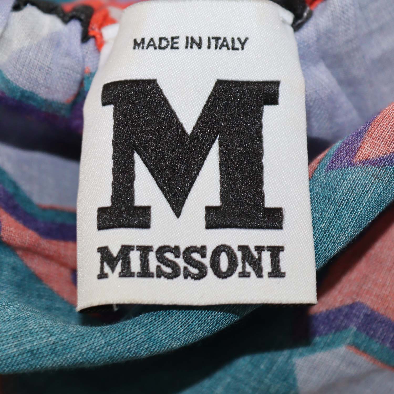 M Missoni Multicolor Cotton Printed Short