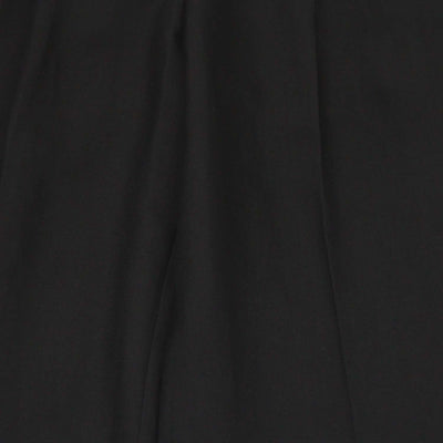 The Row Black Wool and Linen Lila's Pants