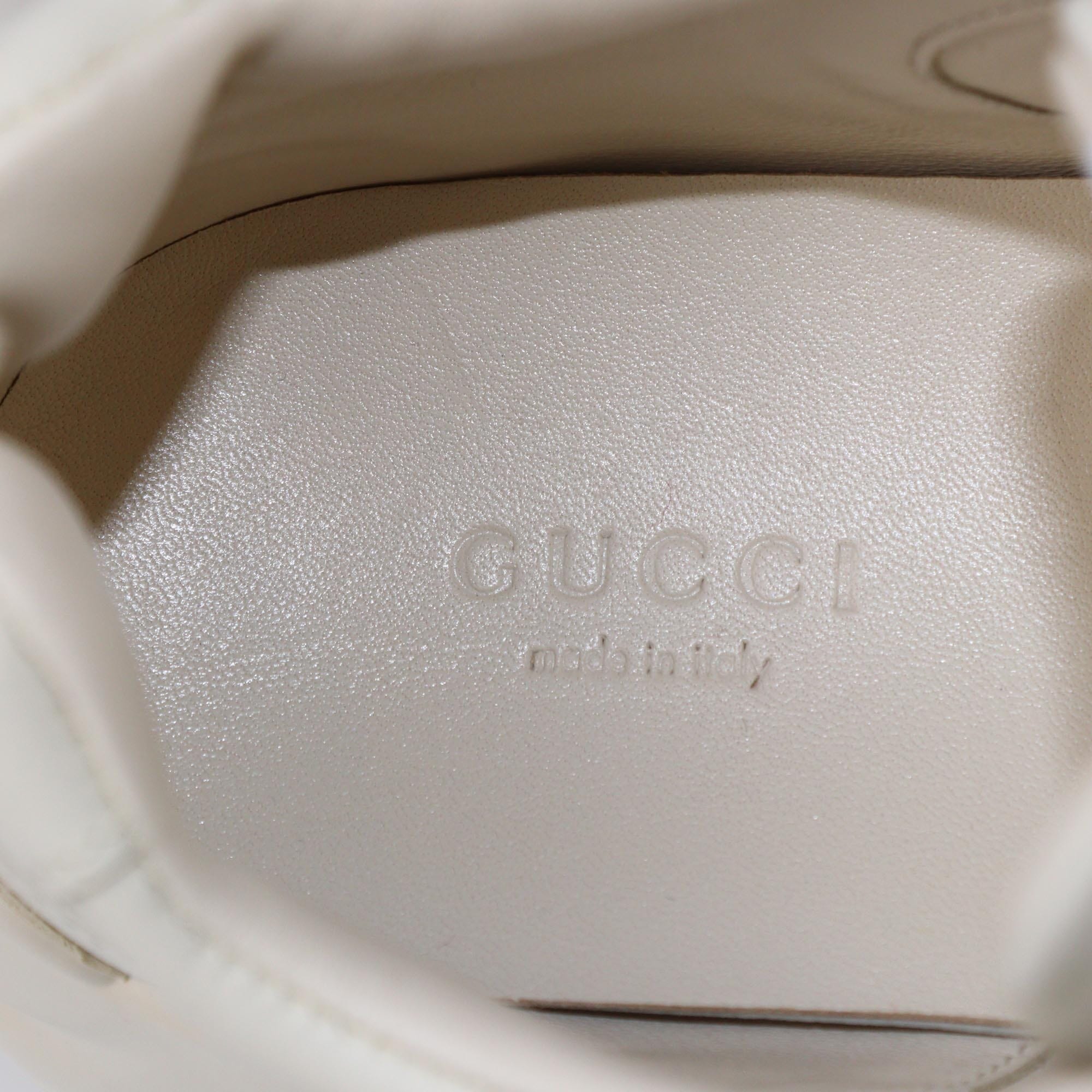 Gucci Ivorie GG Heart Rython Sneaker Womens Gucci 