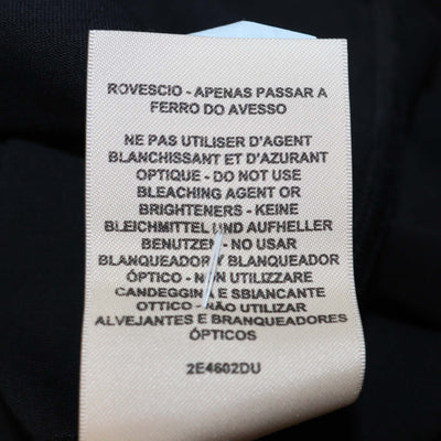 Hermes Black Cotton Faubourg Rainbow Print Crew Neck T Shirt