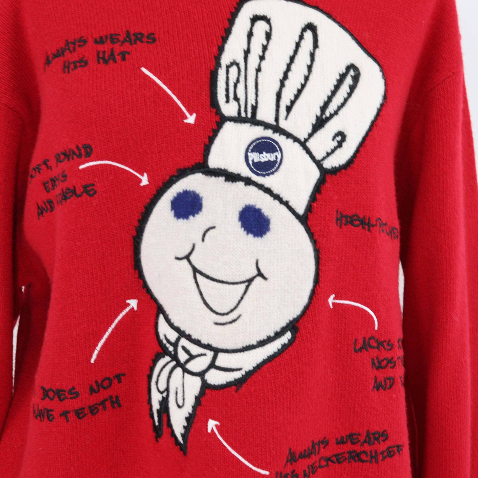 Supreme Red Knit Wool Doughboy Sweater Mens Supreme 
