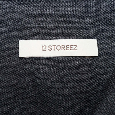 12 Storeez Black Linen Long Sleeve Shirt and Aurelia Trouser Set