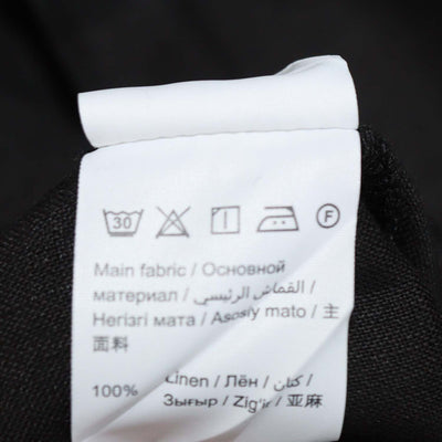 12 Storeez Black Linen Long Sleeve Shirt and Aurelia Trouser Set