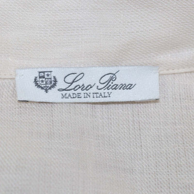 Loro Piana Clear Oyster Linen Pian Pyjamas Shirt and Britton Trousers Set