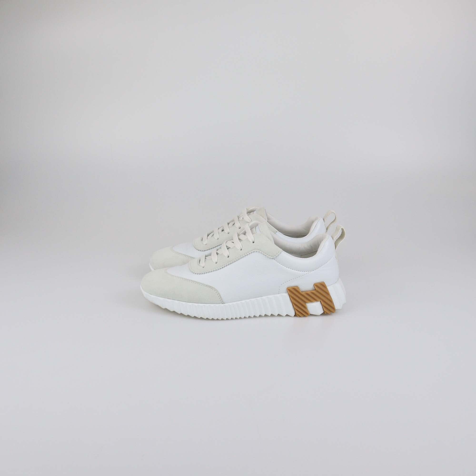 Hermes White Bouncing Sneakers Womens Hermes 