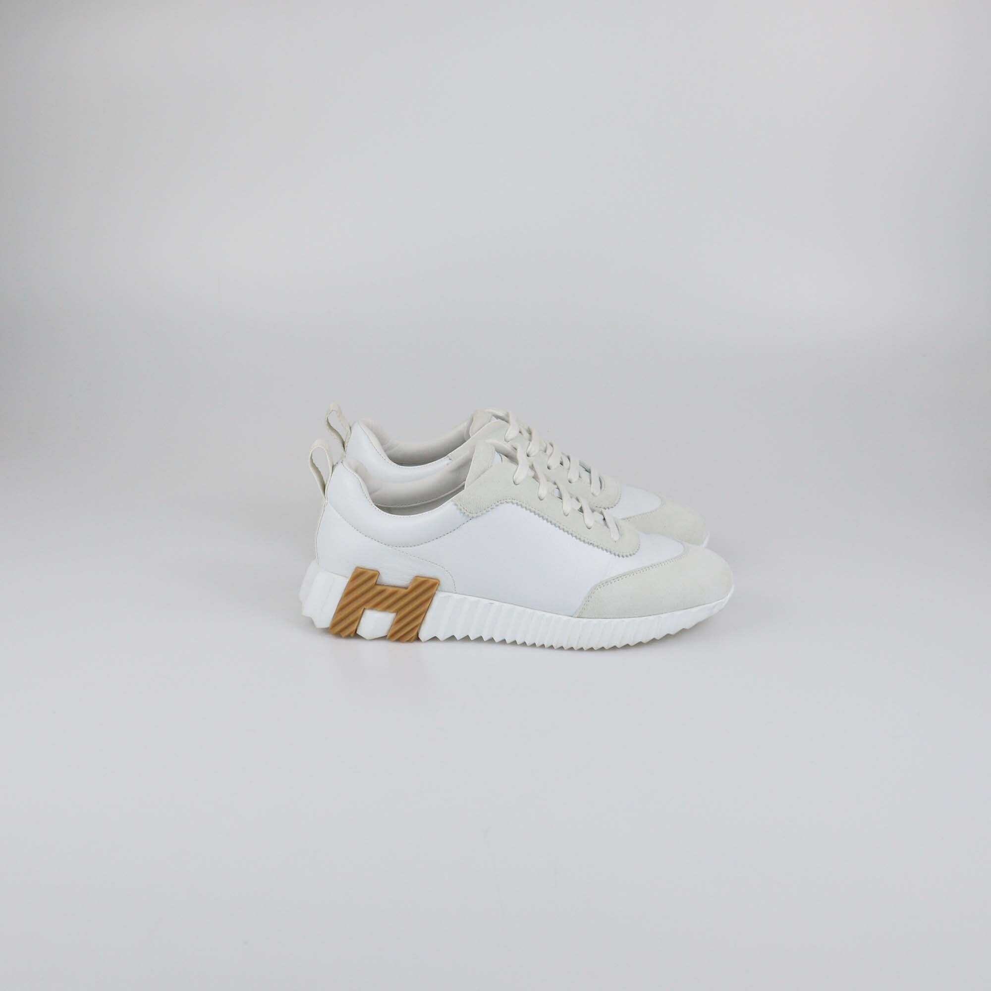 Hermes White Bouncing Sneakers Womens Hermes 