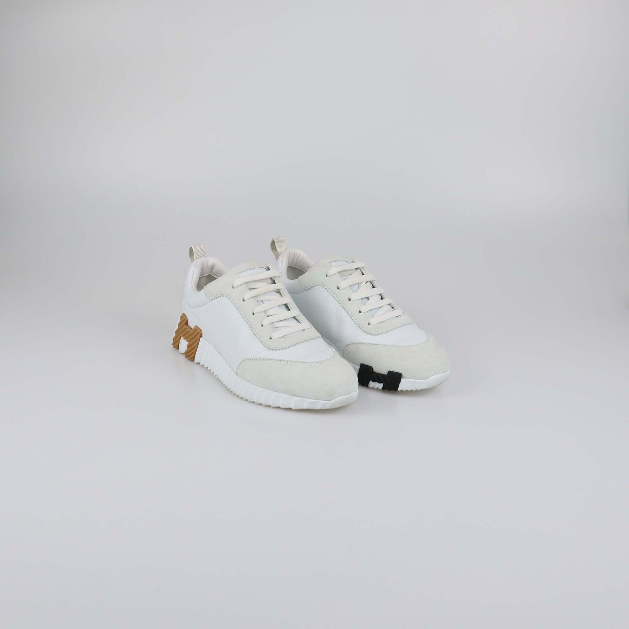 Hermes White Bouncing Sneakers Womens Hermes 