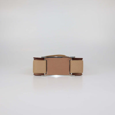 Hermes Quebracho Chevre Mysore Leather Geta Bag