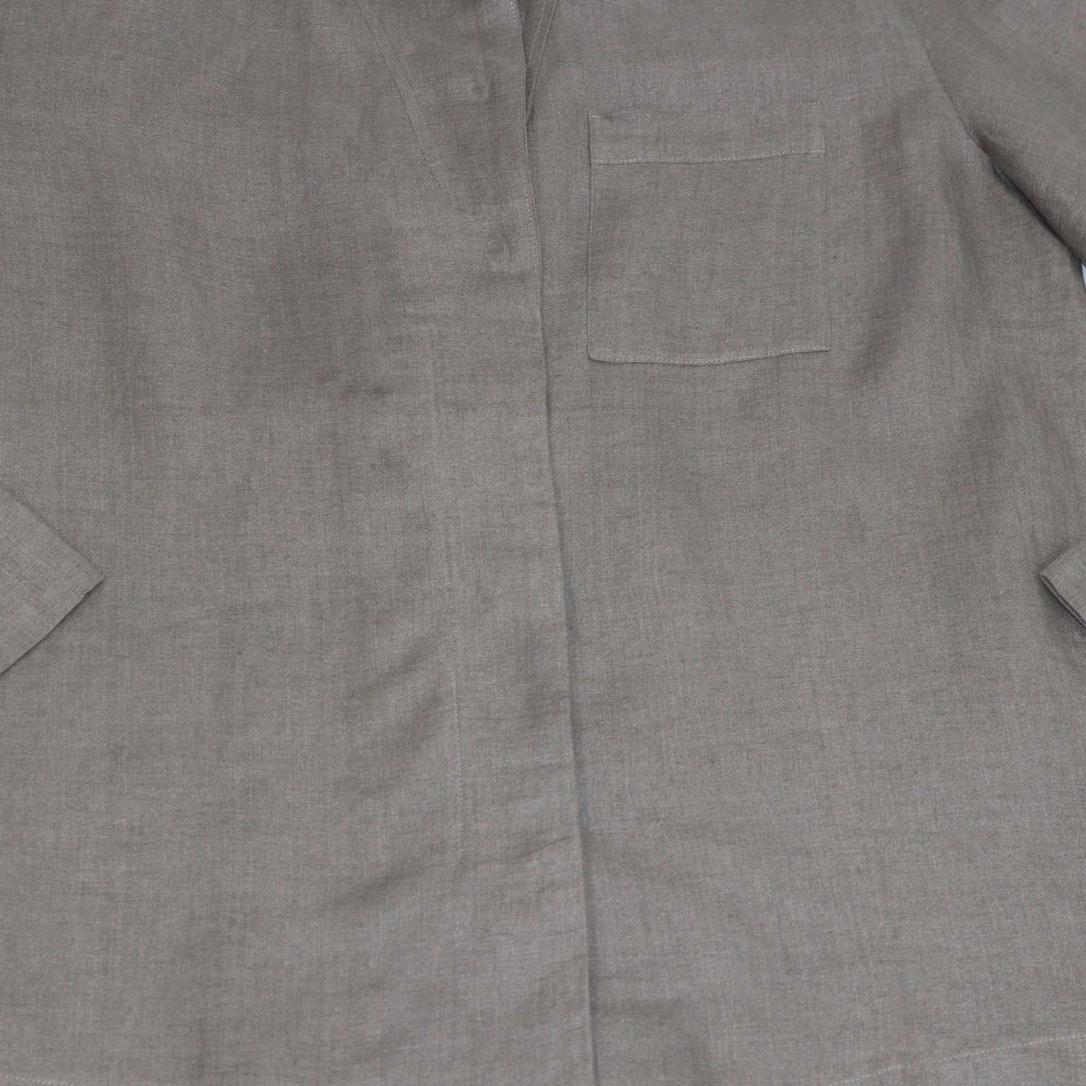 12 Storeez Coffee Linen Long Sleeve Shirt and Santorini Trouser Set