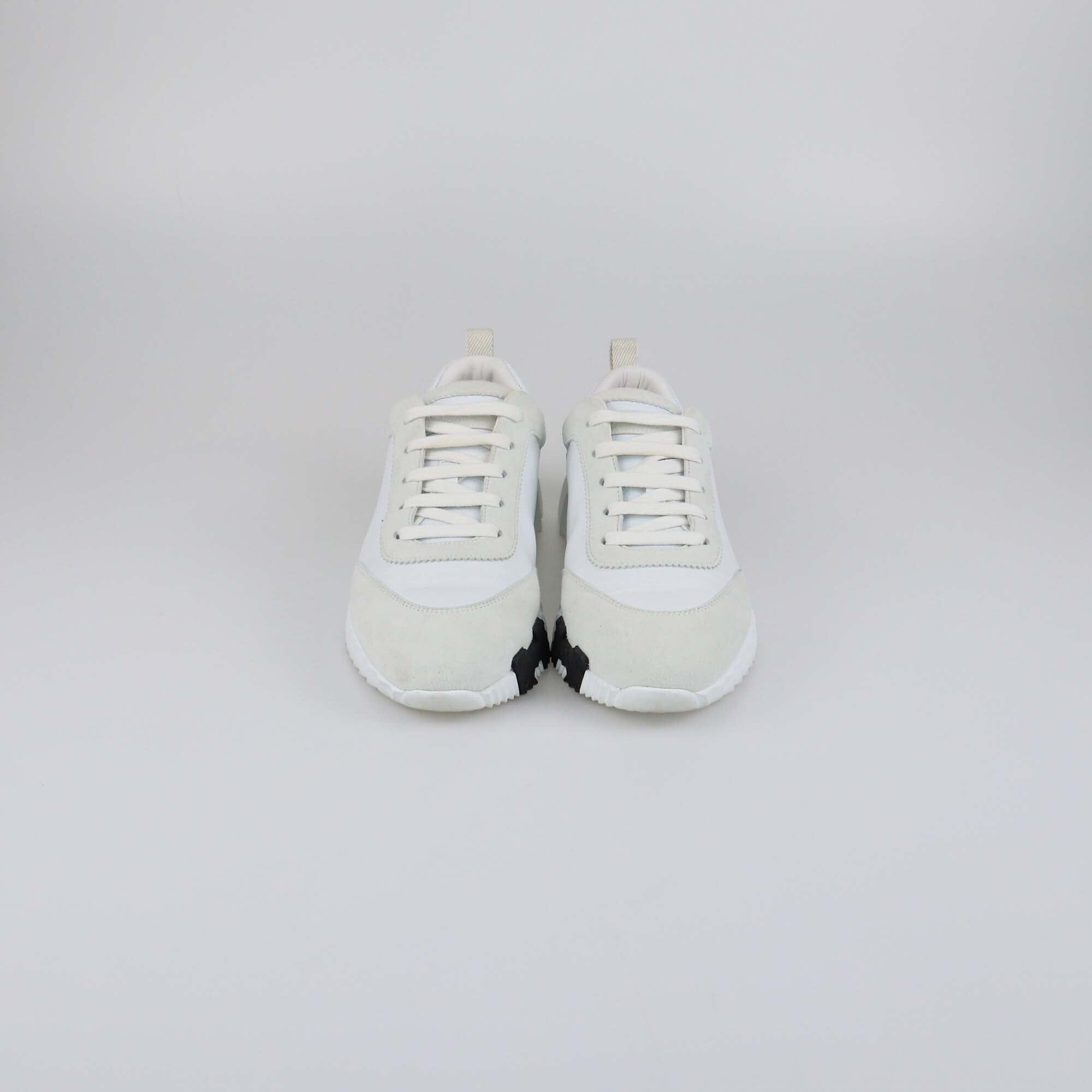 Hermes White Bouncing Sneakers Womens Hermes 