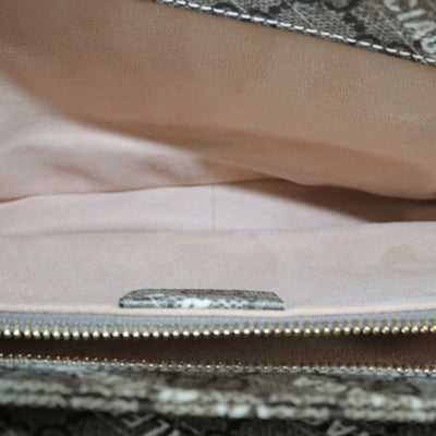 Gucci x Balenciaga Beige GG Supreme Canvas Medium Horsebit 1955 Shoulder Bag
