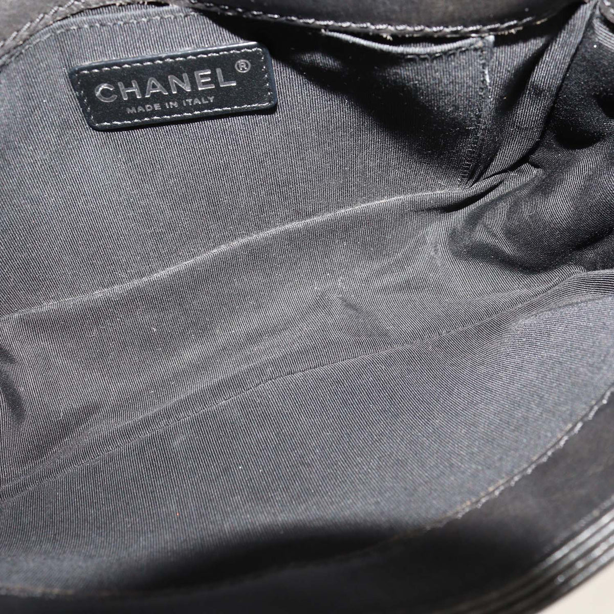 Chanel Black Leather Medium Reverso Boy Flap Bag