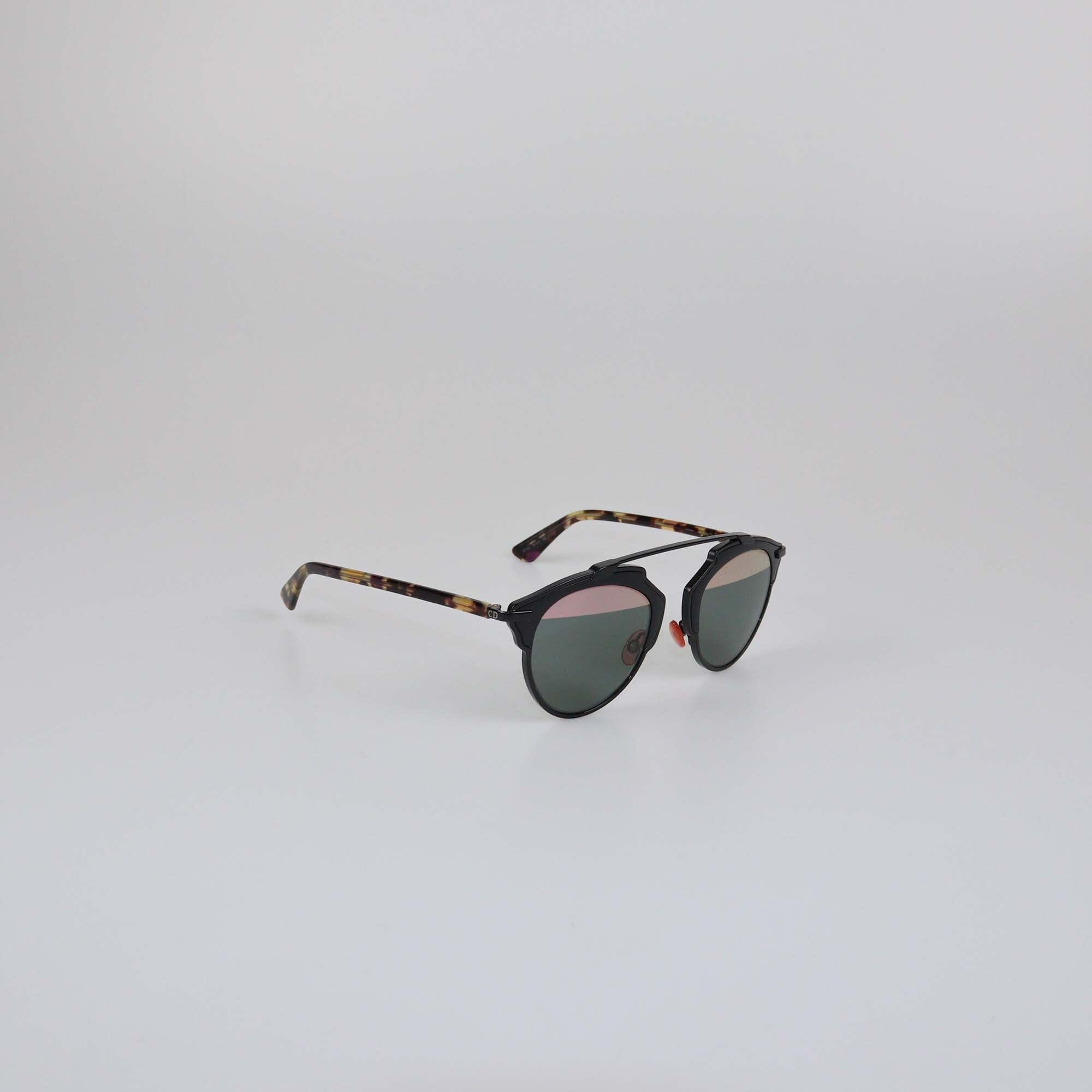 Christian Dior Havana/Black DiorSoReal Sunglasses Womens Christian Dior 