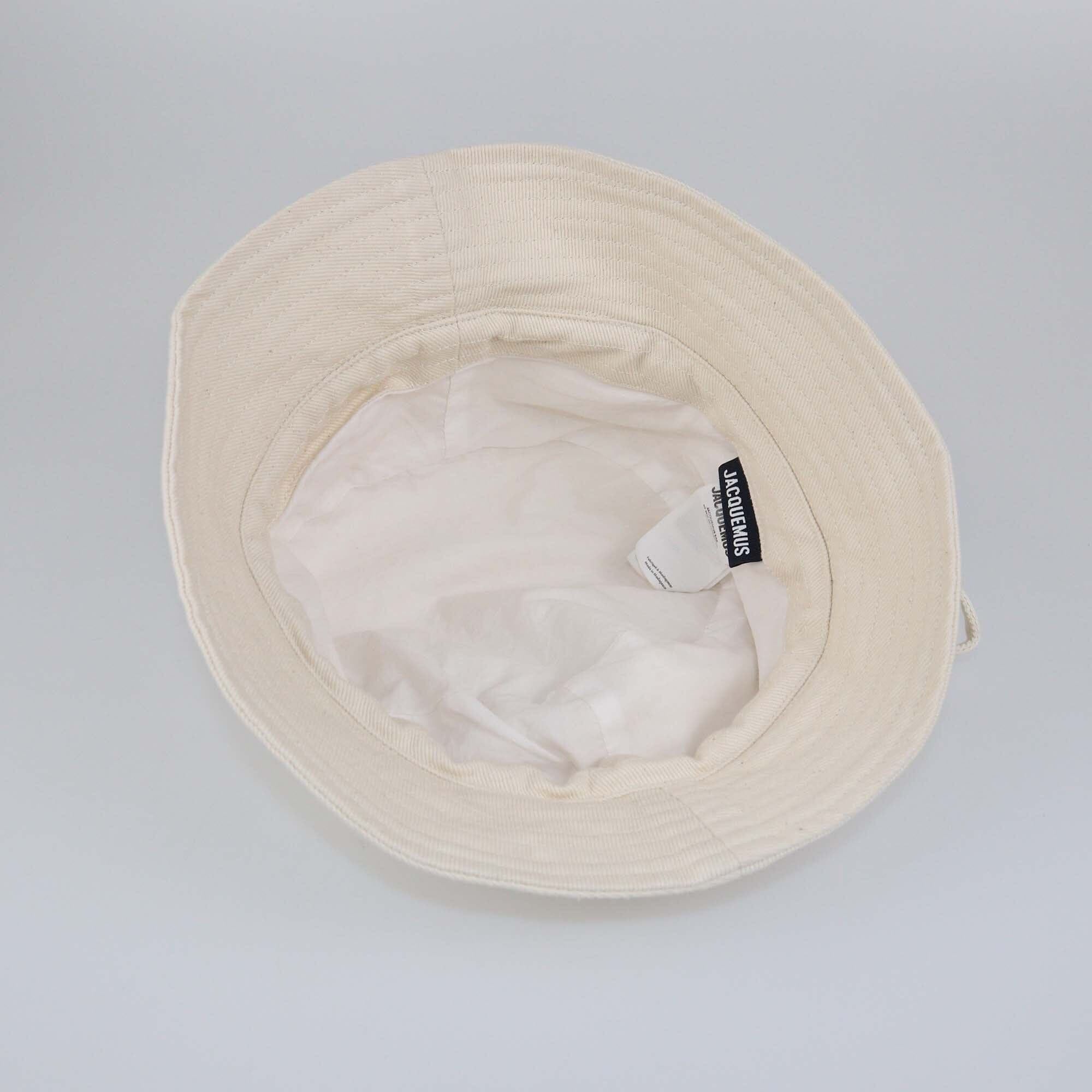 Jacquemus Off White Le Bob Gadjo Bucket Hat Womens Jacquemus 