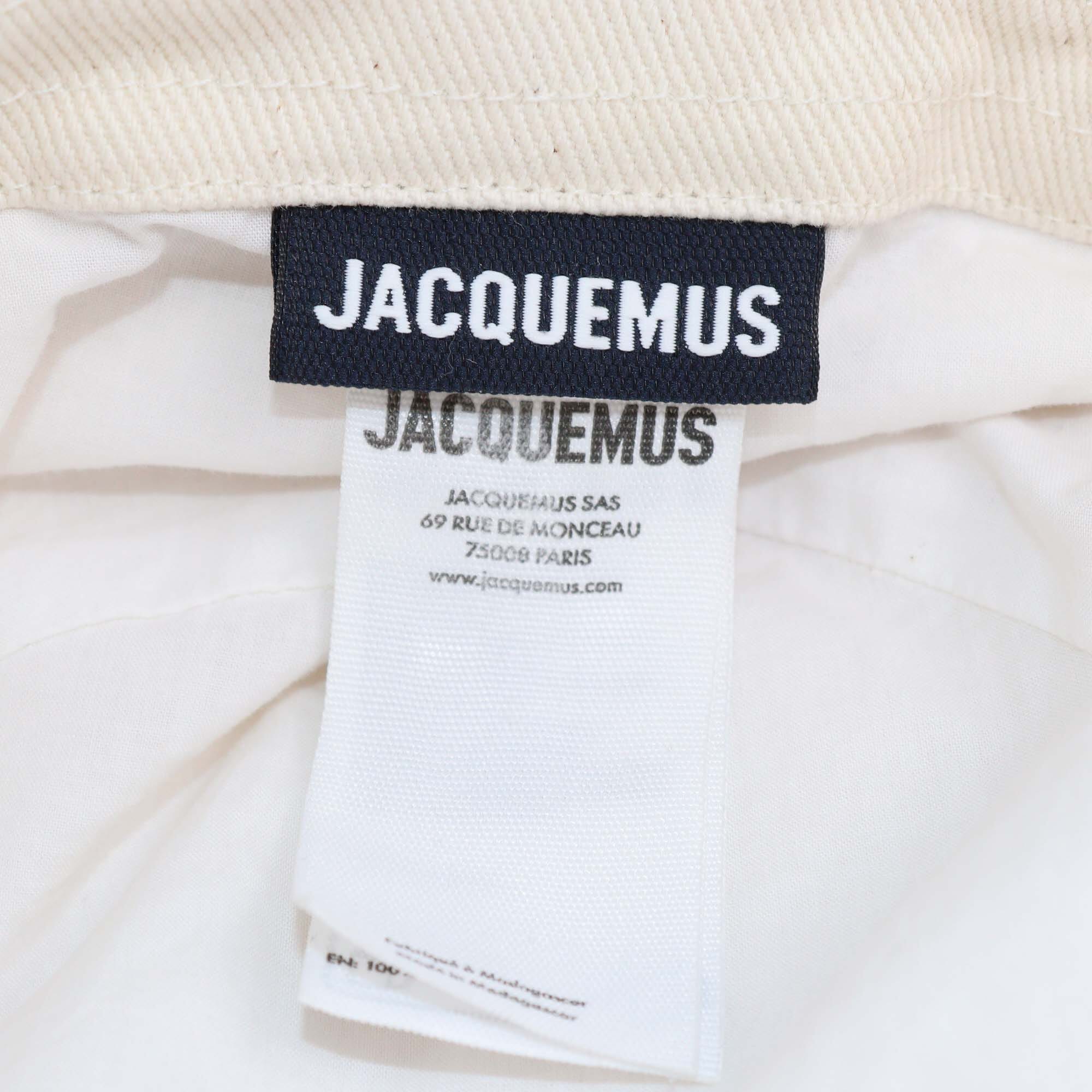 Jacquemus Off White Le Bob Gadjo Bucket Hat Womens Jacquemus 